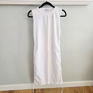 Cotton Citizen White Sleeveless Knit T-Shirt Dress NWOT Size Large